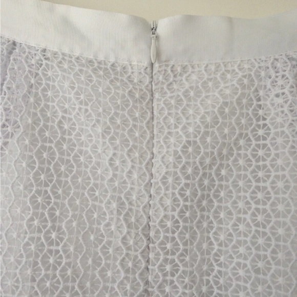 Mademoiselle R La Redoute White Layered Skirt Size 10 W28 - Picture 4 of 4